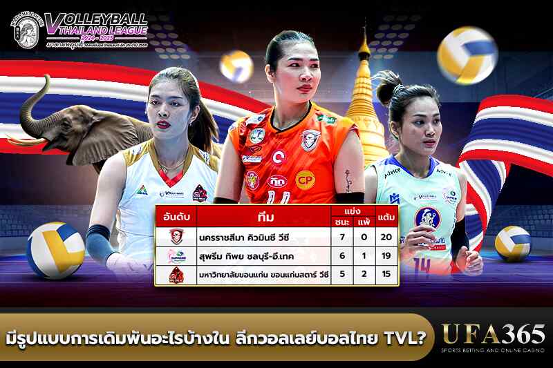 รูปแบบการเดิมพันลีกวอลเลย์บอลไทย TVL